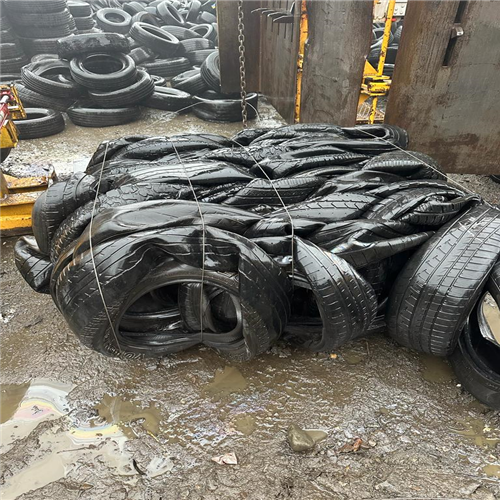 Significant Quantity of Uncut Tire Scrap in Bales Available for Sale from the USA